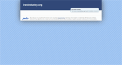 Desktop Screenshot of iranindustry.org